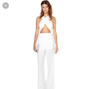 White jumpsuit